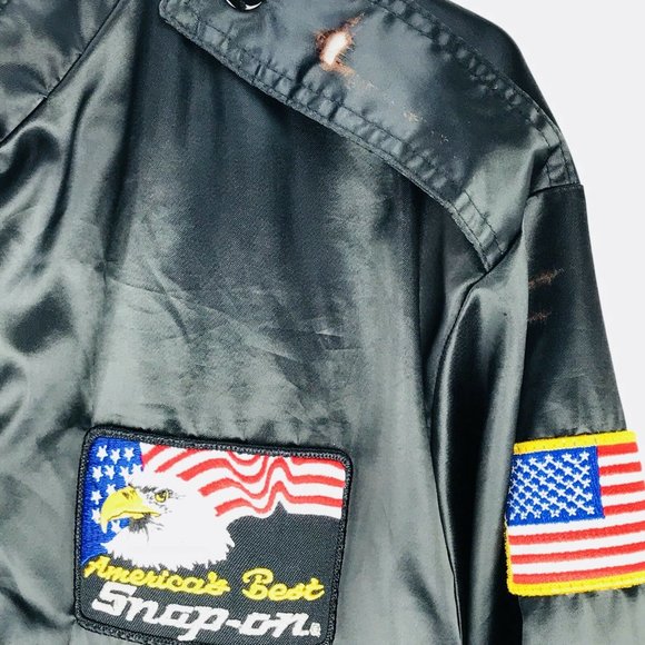 SNAP-ON Tools Vintage Jacket Mens MEDIUM 1970 Larg - Picture 4 of 8